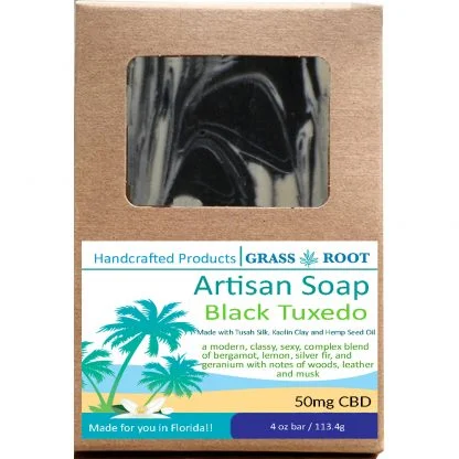 4oz - Artisan Soap - Black Tuxedo